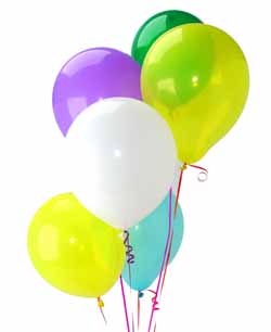 Ankara Nata Vega AVM �i�ek�iler Sevdiklerinize 17 adet u�an balon demeti yollayin.