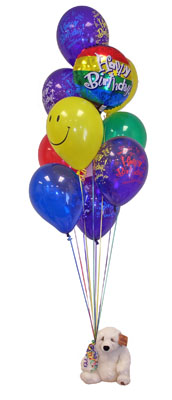 Ankara Ankamall AVM �i�ek�i telefonlar� Sevdiklerinize 17 adet u�an balon demeti yollayin.