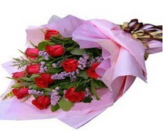11 adet kirmizi g�llerden g�rsel buket Ankara FTZ Al��veri� merkezi AVM �i�ek�iler �i�ek g�nder