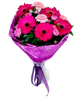 Ankara Next Level AVM �i�ek sipari�i sitesi kar���k gerbera �i�e�i buketi