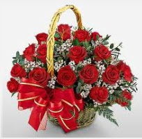 17 adet k�rm�z� g�lden g�l �i�ek sepeti Ankara G�lba�� �ar�� AVM �i�ek ma�azas� , �i�ek�i adresleri