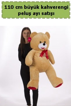 110 cm b�y�k kahverengi pelu� ay� kocaman Ankara K�z�lay Al��veri� Merkezi AVM �i�ek �i�ek�i , �i�ek�ilik 