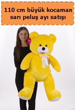 110 cm b�y�k sar� kocaman pelu� ay� Ankara Antares Al��veri� merkezi AVM �i�ek yolla
