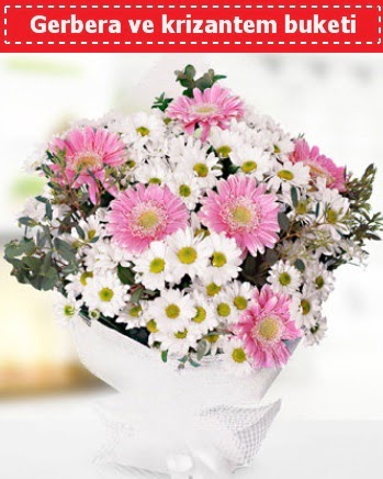 Papatya ve Gerbera Buketi Ankara K�z�lay Al��veri� Merkezi AVM �i�ek �i�ek�i , �i�ek�ilik 