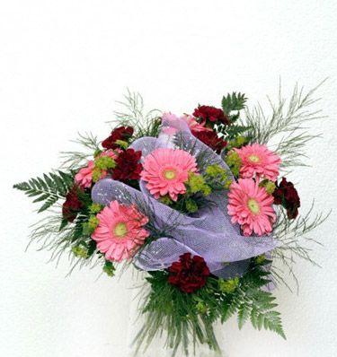 gerbera ve kir �i�eklerinden demet tanzimi Ankara Acity Premium Outlet AVM cicekciler , cicek siparisi