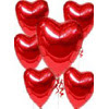 Ankara Yonca Al��veri� Merkezi AVM online �i�ek�i , �i�ek sipari�i 17 adet FOLYO kalp g�r�n�m�nde u�an balon