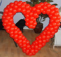 Kalp bi�iminde balon sekli