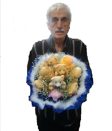 12 adet ay�c�ktan ay� buketi demeti