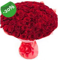 �zel mi �zel buket 101 adet k�rm�z� g�l Ankara Akvaryum AVM �i�ek yolla