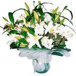 Ankara Panora AVM �i�ek�i ma�azas� Kazablanka ve gerbera demeti