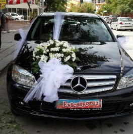 Gelin arabas� s�slemesi Ankara Podium AVM  cicek , cicekci 