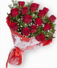 11 adet k�rm�z� g�l buketi Ankara Acity Premium Outlet AVM cicekciler , cicek siparisi