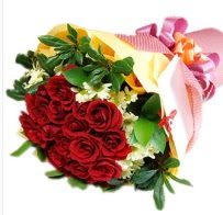 12 adet k�rm�z� g�l ve papatyalar Ankara Akvaryum AVM �i�ek yolla