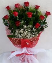11 adet k�rm�z� g�lden g�rsel �i�ek Ankara Taurus AVM �i�ek�iler �i�ek sat���