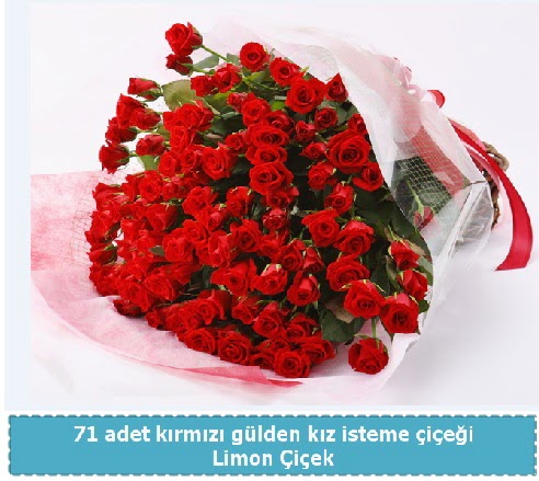 41 adet k�rm�z� g�l k�z isteme buketi Ankara Ankamall AVM �i�ek�i telefonlar�