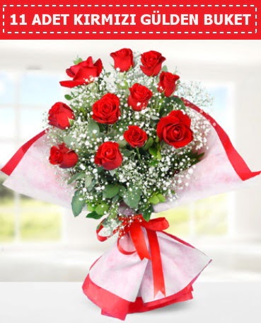 11 Adet K�rm�z� G�l Buketi Ankara Kentpark Al��veri� Merkezi AVM �i�ek�iler